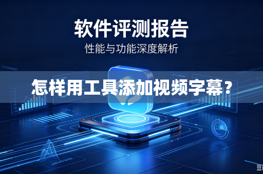怎样用工具添加视频字幕？