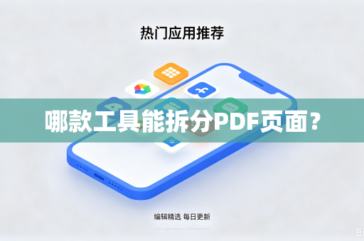 哪款工具能拆分PDF页面？