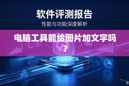 电脑工具能给图片加文字吗？