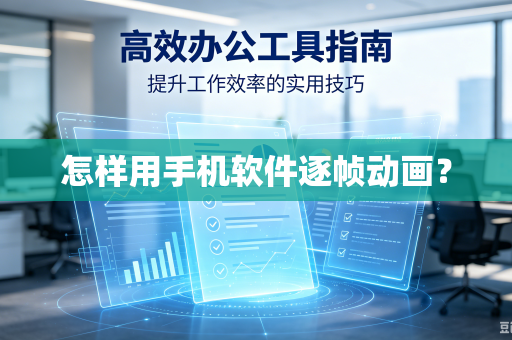 怎样用手机软件逐帧动画？