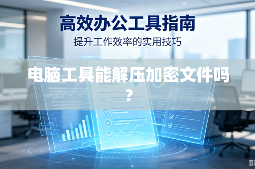 电脑工具能解压加密文件吗？