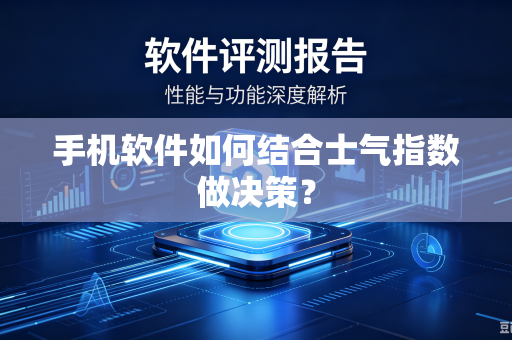 手机软件如何结合士气指数做决策？