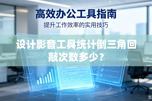 设计影音工具统计倒三角回敲次数多少？