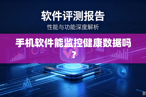 手机软件能监控健康数据吗？