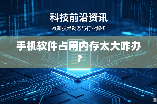 手机软件占用内存太大咋办？