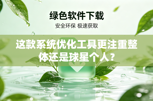 这款系统优化工具更注重整体还是球星个人？