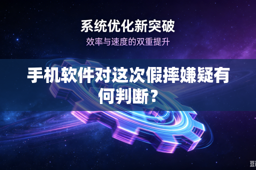 手机软件对这次假摔嫌疑有何判断？