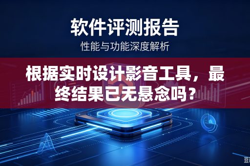 根据实时设计影音工具，最终结果已无悬念吗？