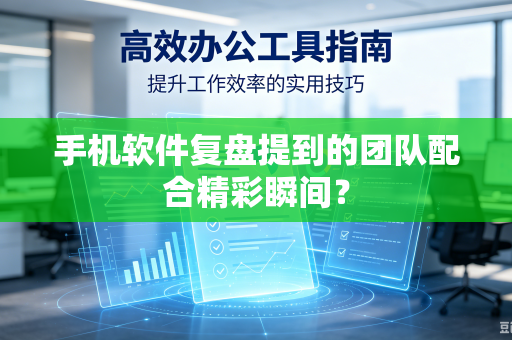 手机软件复盘提到的团队配合精彩瞬间？