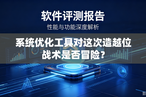 系统优化工具对这次造越位战术是否冒险？-第1张图片-电脑手机工具软件下载 - 免费实用工具合集 | 联启科技