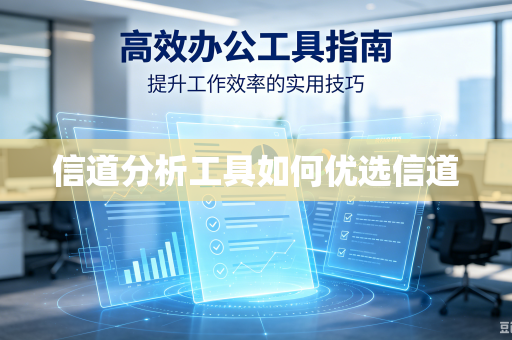 信道分析工具如何优选信道