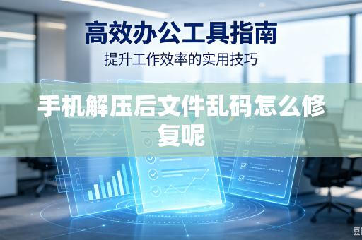 手机解压后文件乱码怎么修复呢