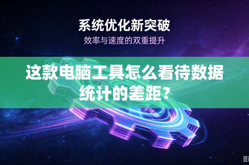 这款电脑工具怎么看待数据统计的差距？