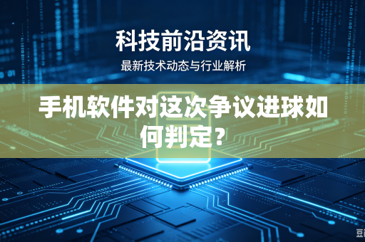 手机软件对这次争议进球如何判定？