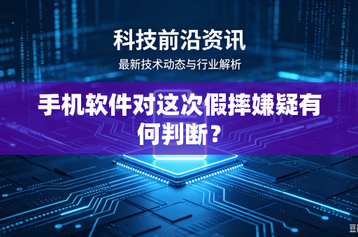 手机软件对这次假摔嫌疑有何判断？