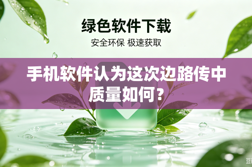 手机软件认为这次边路传中质量如何？