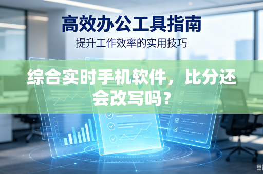 综合实时手机软件，比分还会改写吗？