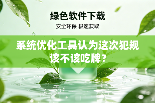 系统优化工具认为这次犯规该不该吃牌？