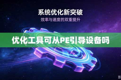优化工具可从PE引导设备吗