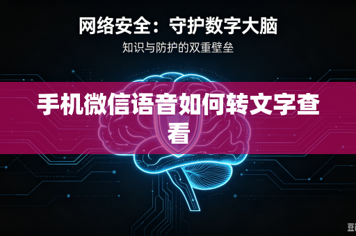 手机微信语音如何转文字查看