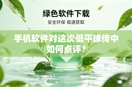 手机软件对这次低平球传中如何点评？