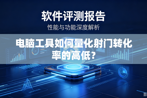 电脑工具如何量化射门转化率的高低？