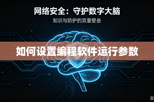 如何设置编程软件运行参数