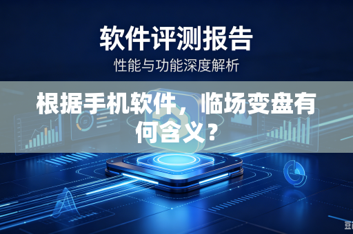 根据手机软件，临场变盘有何含义？