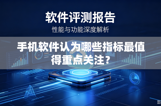 手机软件认为哪些指标最值得重点关注？