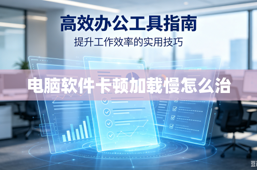 电脑软件卡顿加载慢怎么治