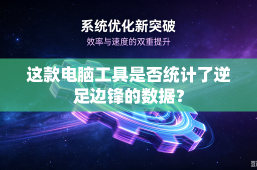 这款电脑工具是否统计了逆足边锋的数据？