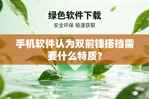 手机软件认为双前锋搭档需要什么特质？