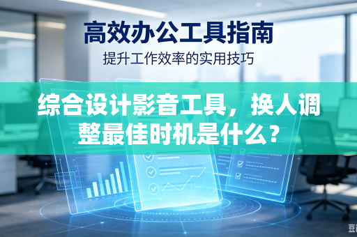 综合设计影音工具，换人调整最佳时机是什么？