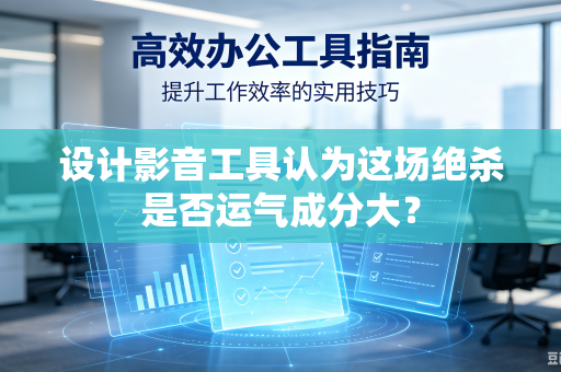 设计影音工具认为这场绝杀是否运气成分大？
