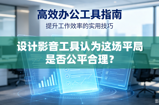 设计影音工具认为这场平局是否公平合理？