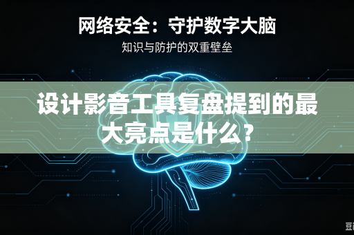 设计影音工具复盘提到的最大亮点是什么？