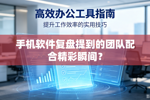 手机软件复盘提到的团队配合精彩瞬间？