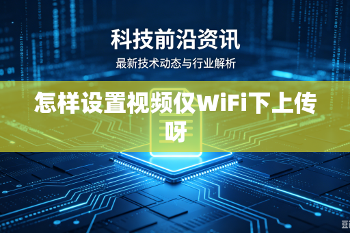 怎样设置视频仅WiFi下上传呀