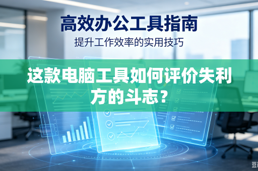 这款电脑工具如何评价失利方的斗志？