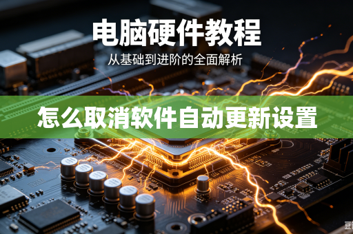怎么取消软件自动更新设置