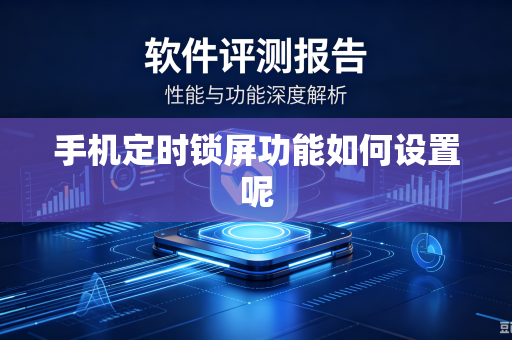 手机定时锁屏功能如何设置呢