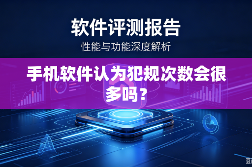 手机软件认为犯规次数会很多吗？