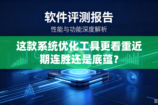 这款系统优化工具更看重近期连胜还是底蕴？