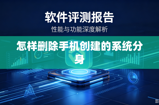 怎样删除手机创建的系统分身