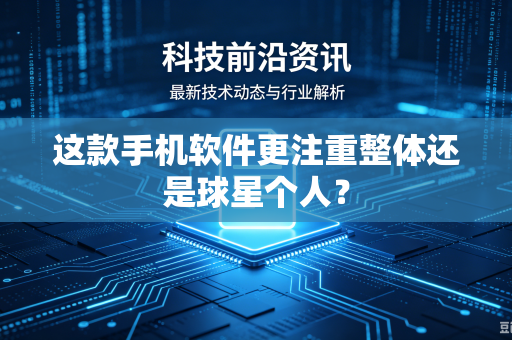 这款手机软件更注重整体还是球星个人？