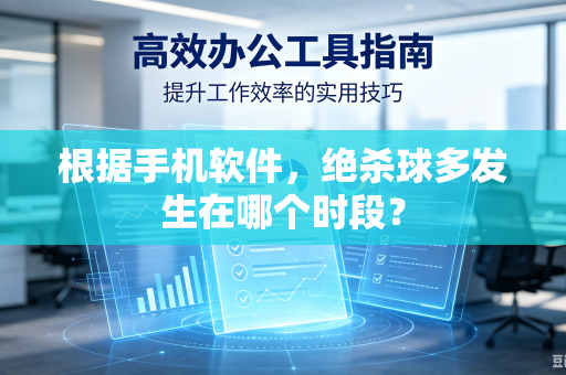 根据手机软件，绝杀球多发生在哪个时段？