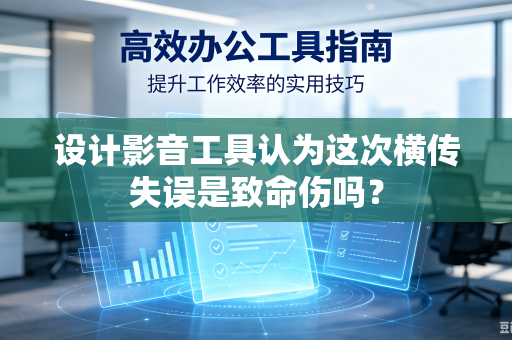 设计影音工具认为这次横传失误是致命伤吗？