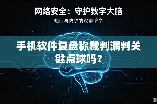 手机软件复盘称裁判漏判关键点球吗？
