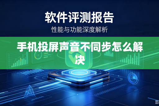 手机投屏声音不同步怎么解决