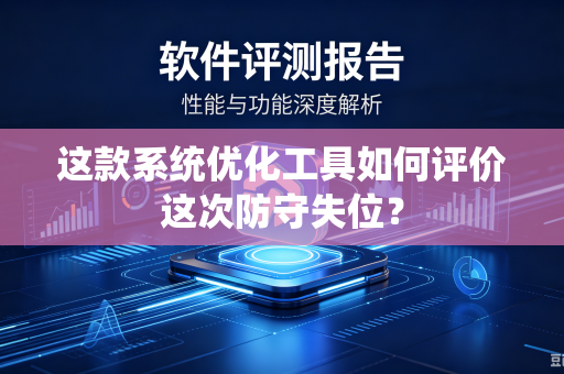 这款系统优化工具如何评价这次防守失位？